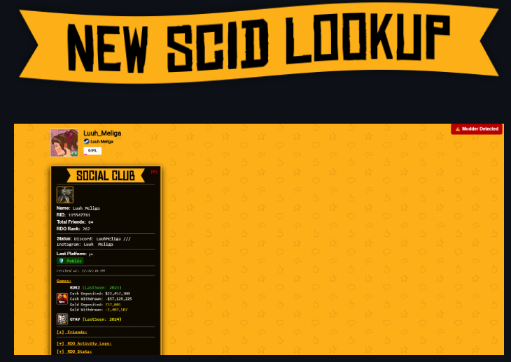 SCID Lookup preview